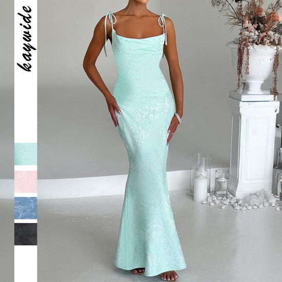 Diyun Cross-border European and American elegant evening dress, hip-hugging halter dress for children, Summer 2025 Amazon Diyun Cross-border European and American elegant evening dress, hip-hugging halter dress for children, Summer 2025 Amazon