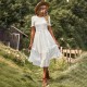 Diyun has developed and designed cross-border fashionable women's clothing for Europe and America. The Amazon big swing dress is elegant, flowing and slimming