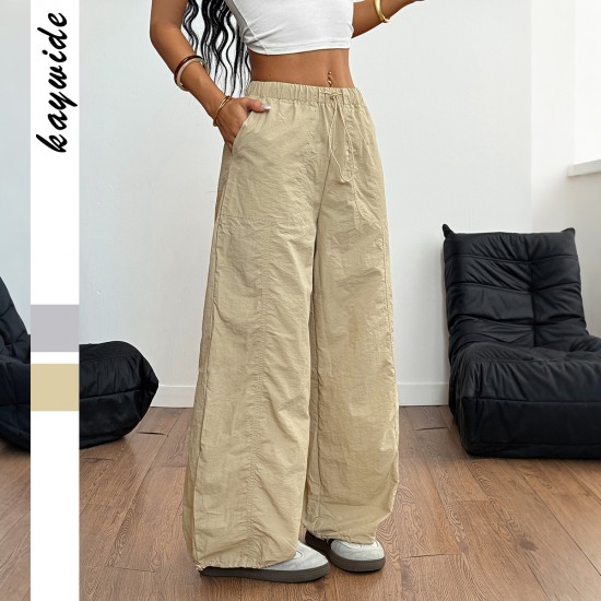 Diyun Cross-border European and American casual simple strapless straight-leg trousers for women's wear, Summer 2025 Amazon Independent Store Diyun Cross-border European and American casual simple strapless straight-leg trousers for women's wear, Summer 2025 Amazon Independent Store