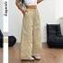 Diyun Cross-border European and American casual simple strapless straight-leg trousers for women's wear, Summer 2025 Amazon Independent Store
