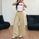 Diyun Cross-border European and American casual simple strapless straight-leg trousers for women's wear, Summer 2025 Amazon Independent Store Diyun Cross-border European and American casual simple strapless straight-leg trousers for women's wear, Summer 2025 Amazon Independent Store