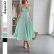 Diyun Cross-border European and American elegant evening dress for children 2025 summer Amazon halter long dress Diyun Cross-border European and American elegant evening dress for children 2025 summer Amazon halter long dress