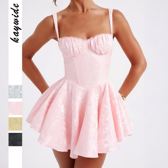 Diyun Cross-border European and American elegant evening dress, halter dress for children, 2025 summer Amazon mini skirt Diyun Cross-border European and American elegant evening dress, halter dress for children, 2025 summer Amazon mini skirt