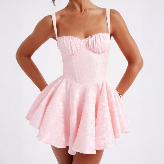 Diyun Cross-border European and American elegant evening dress, halter dress for children, 2025 summer Amazon mini skirt Diyun Cross-border European and American elegant evening dress, halter dress for children, 2025 summer Amazon mini skirt