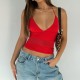 Diyun Cross-border Trade 2025 Spring/Summer European and American Sexy Hot Girl Y2K Lace patchwork cutout halter top Diyun Cross-border Trade 2025 Spring/Summer European and American Sexy Hot Girl Y2K Lace patchwork cutout halter top