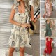 Diyun Cross-border 2025 Spring/Summer European and American Casual Bohemian Vacation Cotton printed halter-neck Jumpsuit women's clothing Diyun Cross-border 2025 Spring/Summer European and American Casual Bohemian Vacation Cotton printed halter-neck Jumpsuit women's clothing