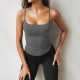 Diyun 2025 Spring/Summer Cross-border European and American Y2K women's solid color sexy and slimming outdoor knitted halter top Diyun 2025 Spring/Summer Cross-border European and American Y2K women's solid color sexy and slimming outdoor knitted halter top