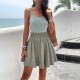 Diyun Cross-border European and American women's clothing Amazon Spring/Summer 2025 export elegant solid color halter sports dress Diyun Cross-border European and American women's clothing Amazon Spring/Summer 2025 export elegant solid color halter sports dress