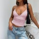 Diyun Cross-border Trade 2025 Spring/Summer European and American Sexy Hot Girl Y2K Lace patchwork cutout halter top Diyun Cross-border Trade 2025 Spring/Summer European and American Sexy Hot Girl Y2K Lace patchwork cutout halter top