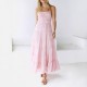 Diyun Cross-border European and American vacation casual style sexy halter lace-up dress for women, Spring/Summer 2025 Amazon Export Diyun Cross-border European and American vacation casual style sexy halter lace-up dress for women, Spring/Summer 2025 Amazon Export