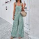 Diyun Amazon's European and American women's clothing cross-border 2024 Spring/Summer export elegant and loose sleeveless printed jumpsuit Diyun Amazon's European and American women's clothing cross-border 2024 Spring/Summer export elegant and loose sleeveless printed jumpsuit