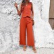 Diyun Cross-border Foreign Trade Fashion Women's Wear Amazon Spring/Summer 2024 Casual and Elegant Solid Color Vest Set Diyun Cross-border Foreign Trade Fashion Women's Wear Amazon Spring/Summer 2024 Casual and Elegant Solid Color Vest Set