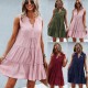 Self-developed V-neck sexy solid color dress in the style of Instagram, popular on Amazon in Europe and America, 2022 summer sleeveless dress Self-developed V-neck sexy solid color dress in the style of Instagram, popular on Amazon in Europe and America, 2022 summer sleeveless dress