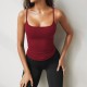 Diyun 2025 Spring/Summer Cross-border European and American Y2K women's solid color sexy and slimming outdoor knitted halter top Diyun 2025 Spring/Summer Cross-border European and American Y2K women's solid color sexy and slimming outdoor knitted halter top